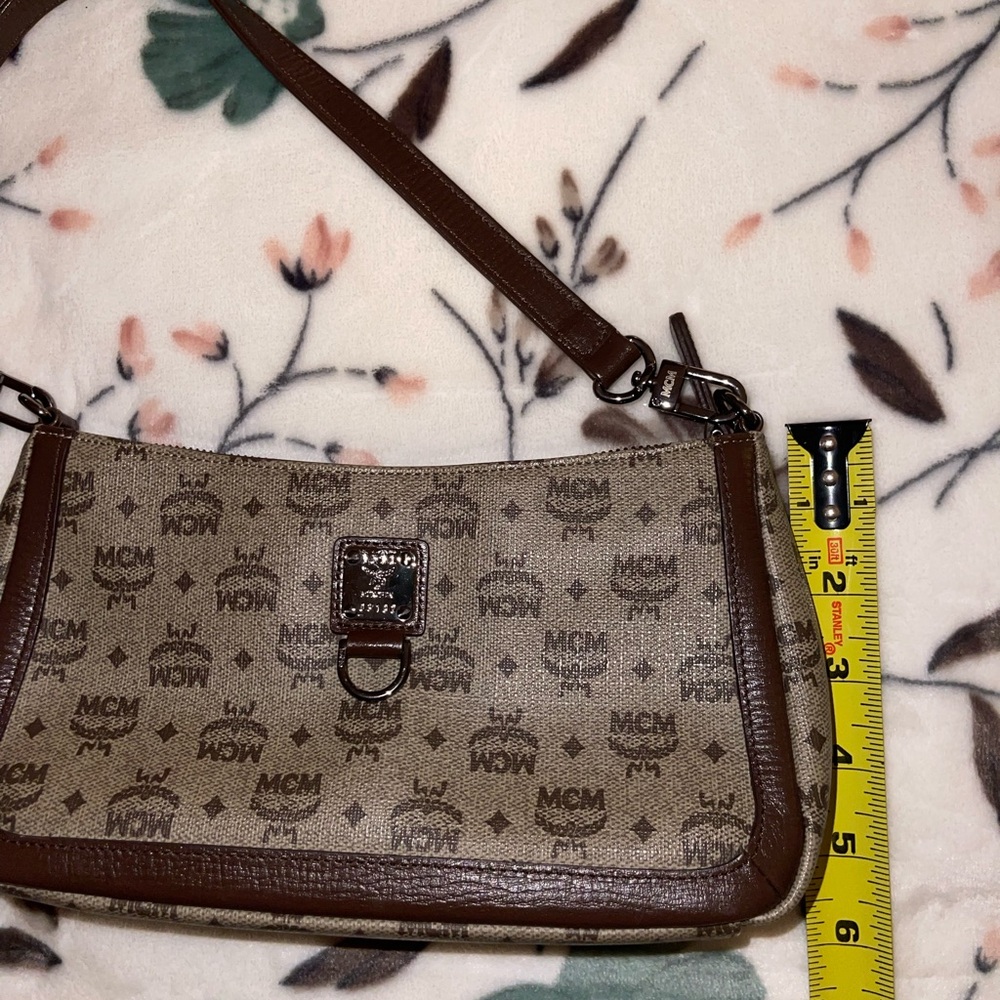 Authentic Mcm Small Should Bag - image 4